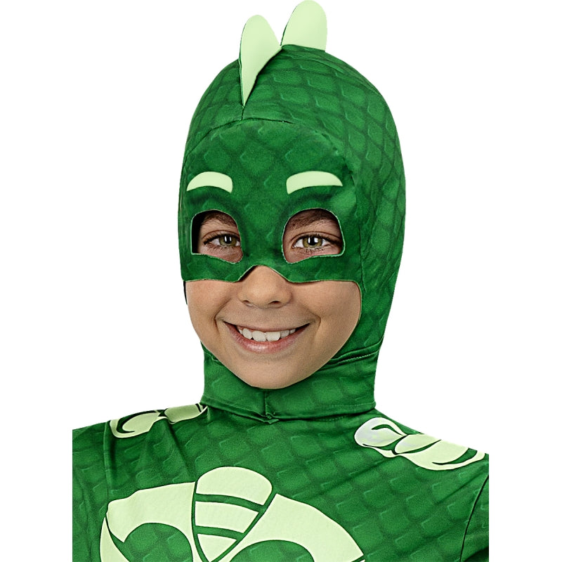 Disfraz de Gekko PJ Masks Deluxe para niño Detalle