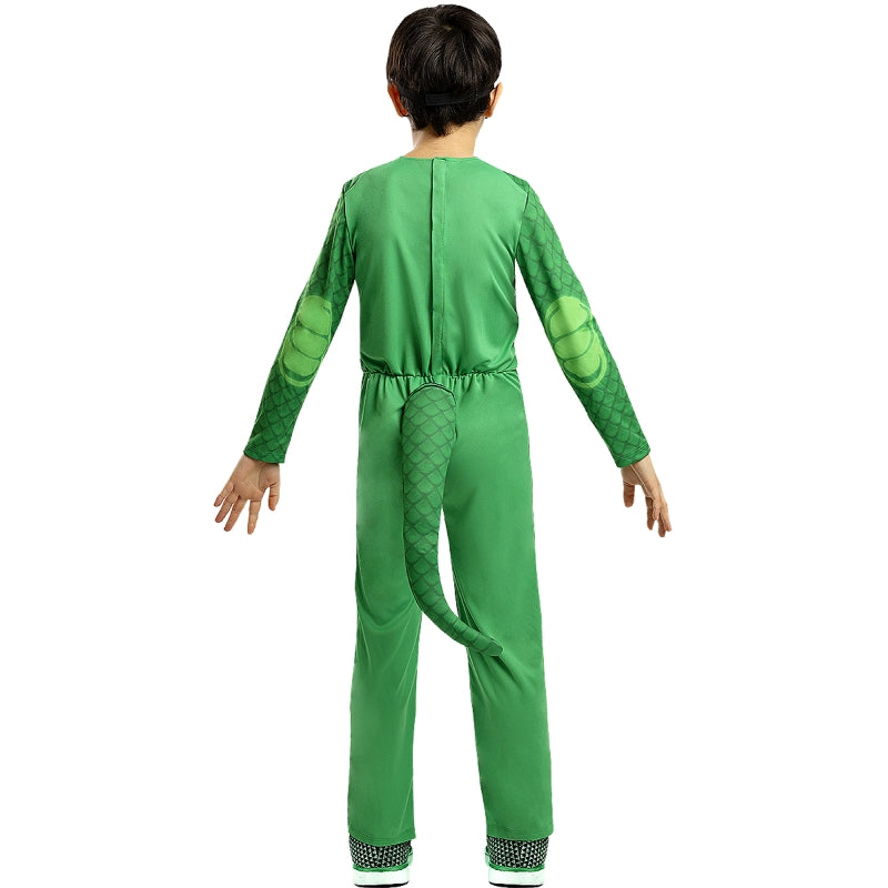Disfraz de Superhéroe Gekko de PJ Masks para niño Espalda