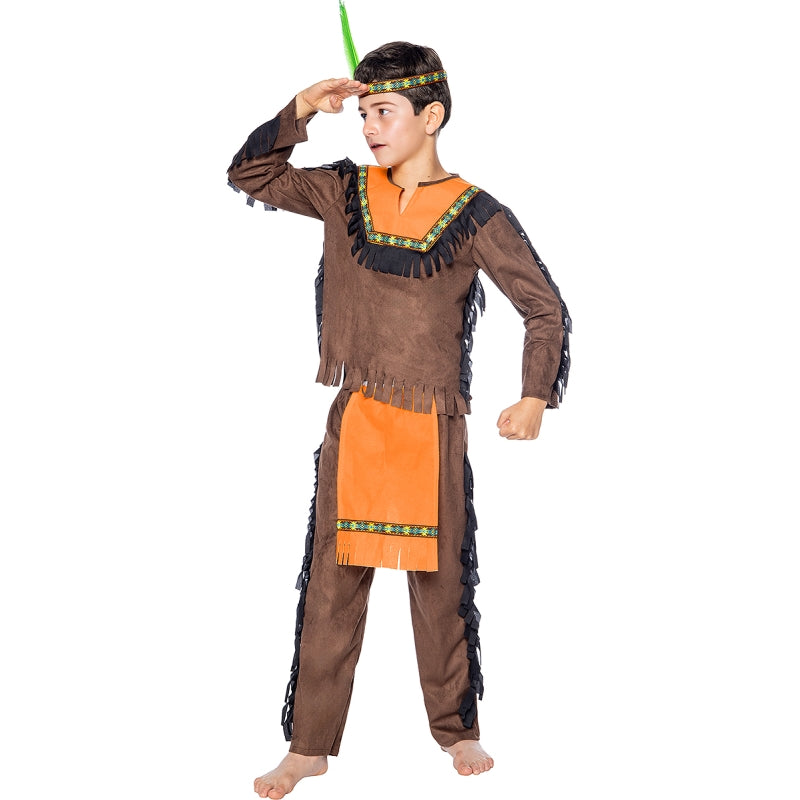 Disfraz de Indio Deluxe para niño Bis