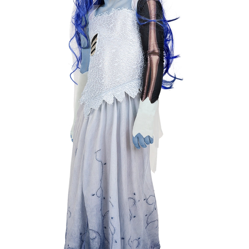 Disfraz de La Novia Cadáver de Tim Burton para niña Perfil