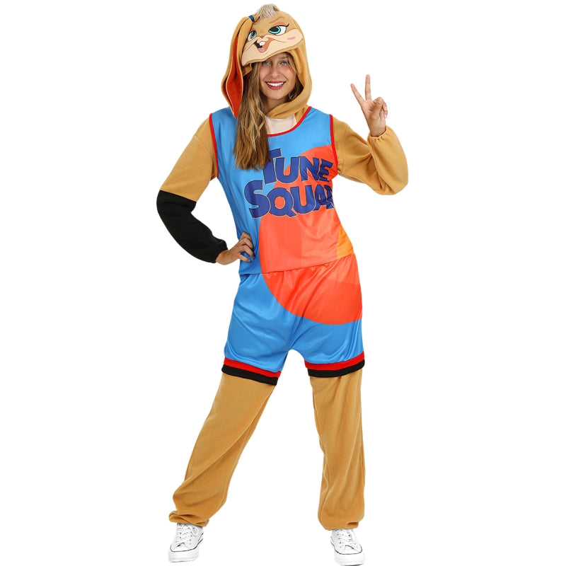 Disfraz de Lola Bunny Space Jam de Looney Tunes adulto unisex Detalle