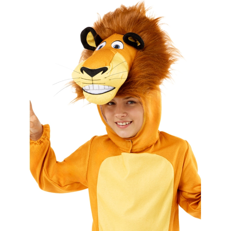 Disfraz de Alex el León de Madagascar para niño Detalle