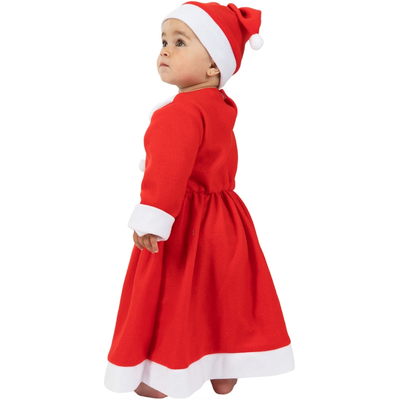Disfraz de Mamá Noel Clásico para bebé Perfil