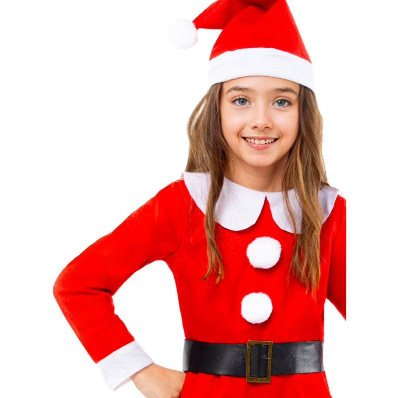 Disfraz de Mamá Noel para niña Detalle