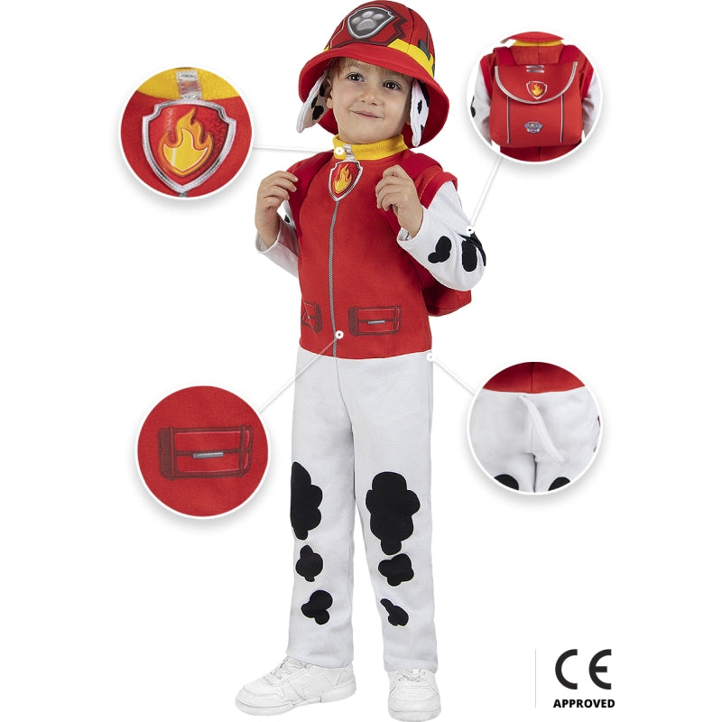 Disfraz de Marshall Patrulla Canina para niño Detalle