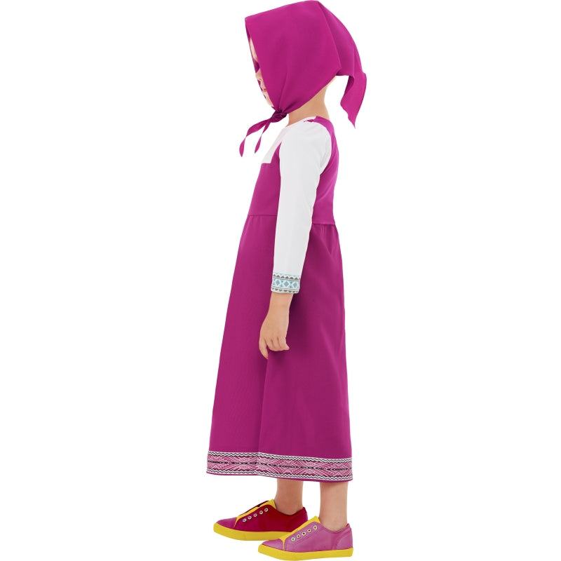 Disfraz de Masha dibujos Masha y el Oso para niña Perfil