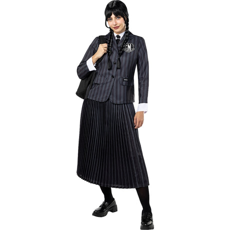 Disfraz de Miércoles Addams uniforme Wednesday para mujer