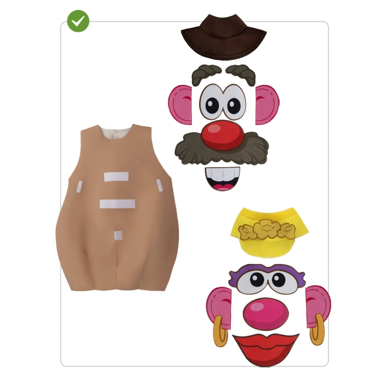 Disfraz de Mr. Potato Toy Story adulto unisex Contenido