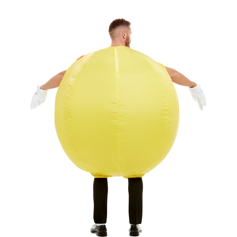 Disfraz de Pac-Man Hinchable adulto unisex Espalda