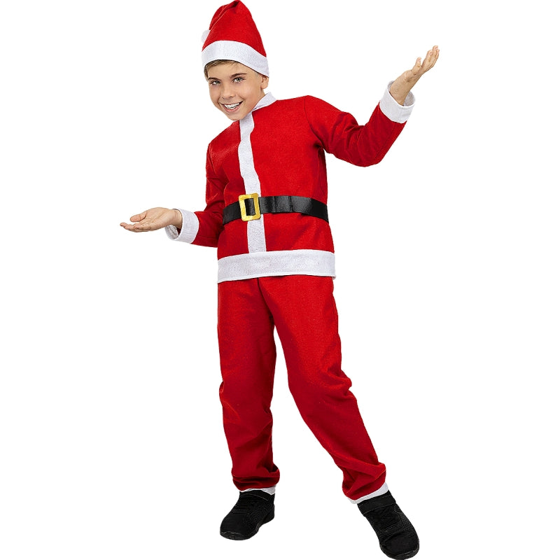 Disfraz de Papá Noel Clásico para niño Bis