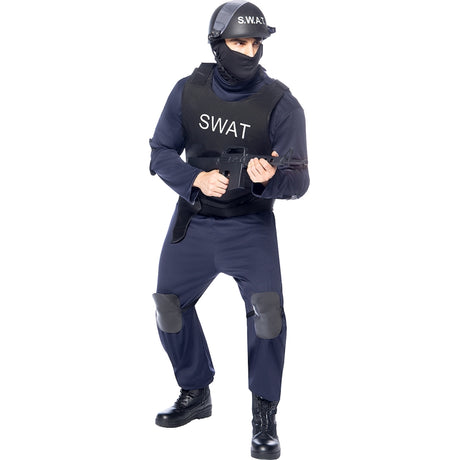 Disfraz de Policía de élite SWAT para hombre