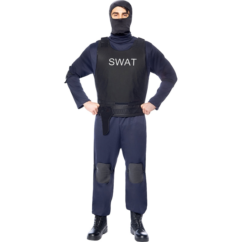 Disfraz de Policía de élite SWAT para hombre Detalle