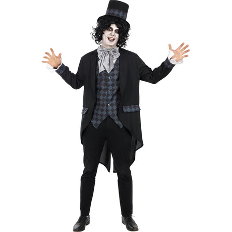 Disfraz de Sombrerero Loco Oscuro para hombre Bis