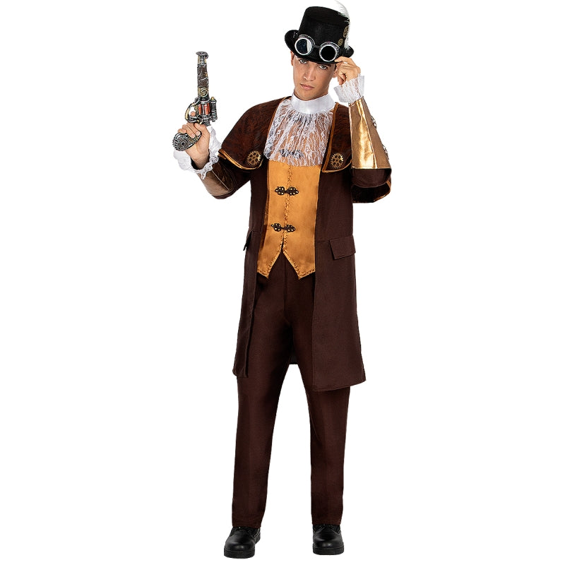 Disfraz de Steampunk elegante para hombre Bis