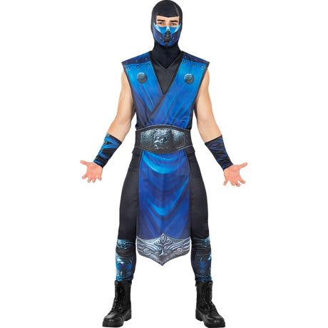 Disfraz de Sub-Zero de Mortal Kombat para hombre