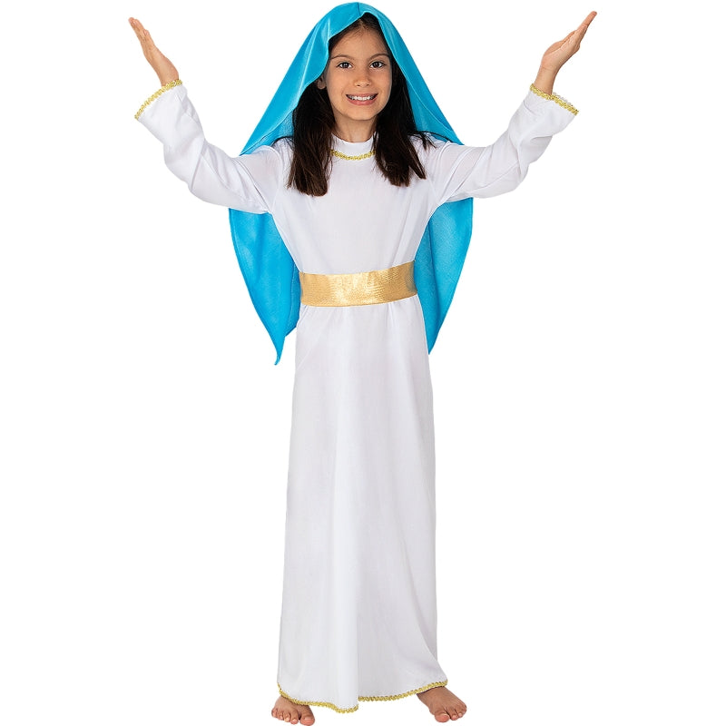 Disfraz de Virgen María para niña