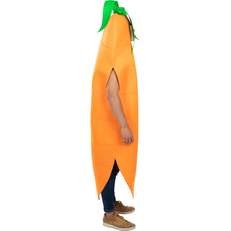 Disfraz de Zanahoria Ecológica adulto unisex Perfil