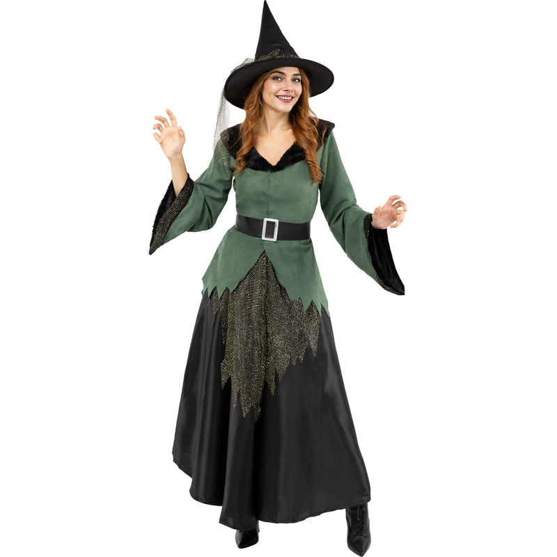 Disfraz de Bruja Deluxe para mujer Bis