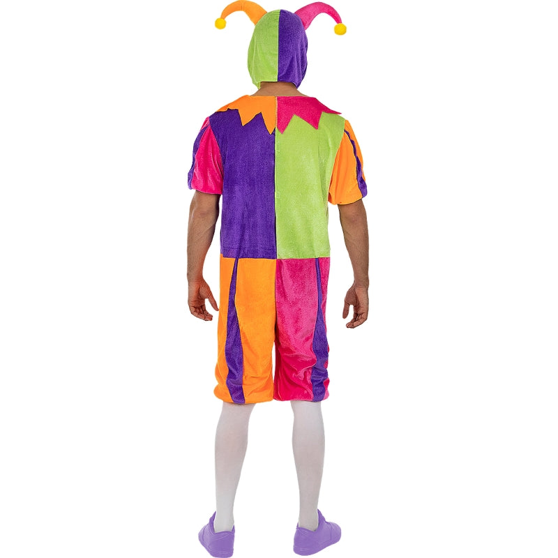 Disfraz de Juglar de la Corte Medieval para hombre Espalda