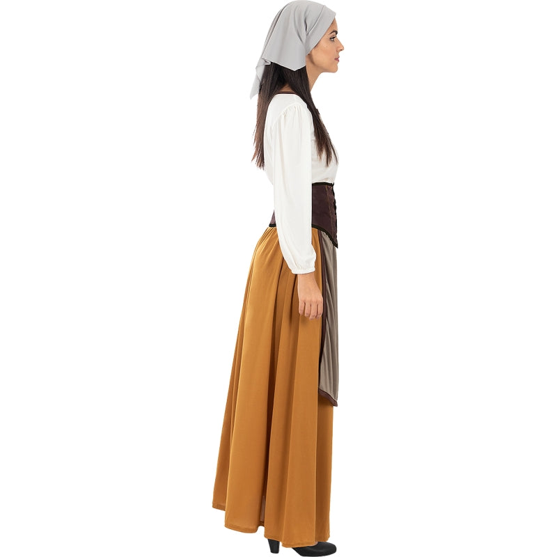 Disfraz de Campesina Medieval para mujer Perfil