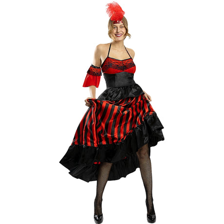 Disfraz de Can Can para mujer
