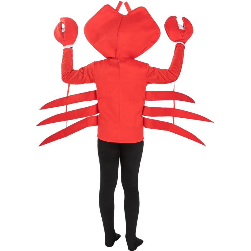 Disfraz de Cangrejo infantil Espalda