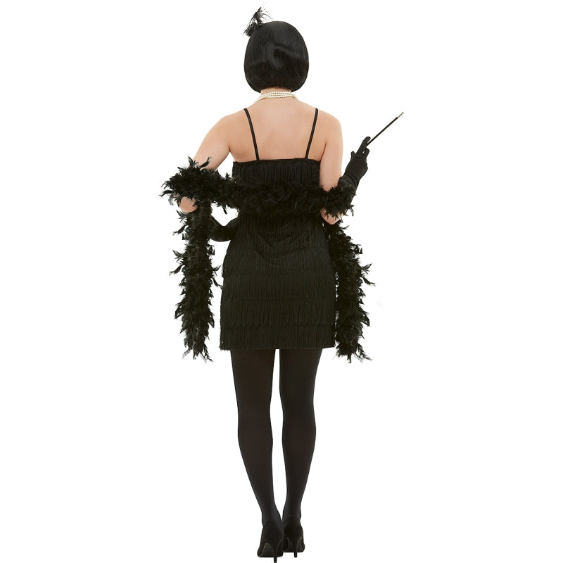 Disfraz de Charlestón para mujer Espalda