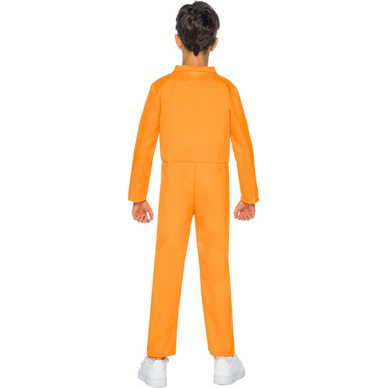 Disfraz de Convicto para niño Espalda