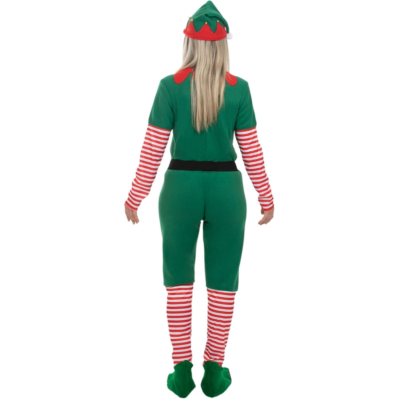 Disfraz de Elfa Navideña para mujer Espalda