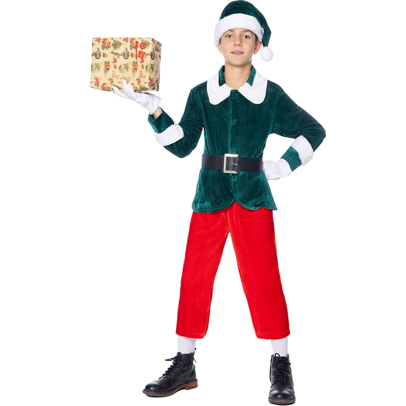 Disfraz de Elfo Navidad Deluxe para niño