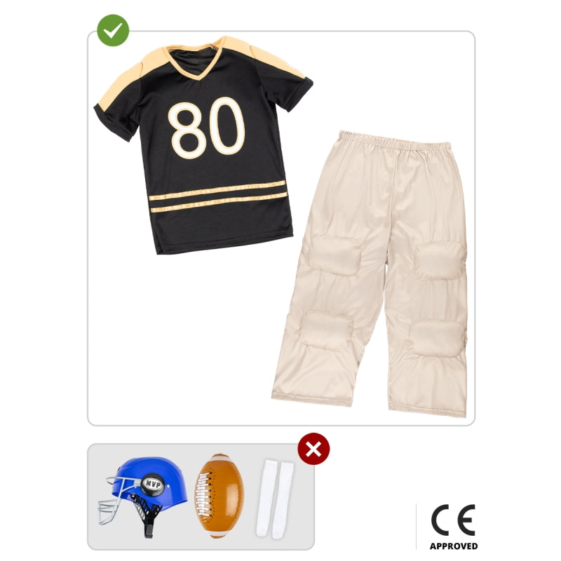 Disfraz de Fútbol Americano Musculoso para niño Contenido