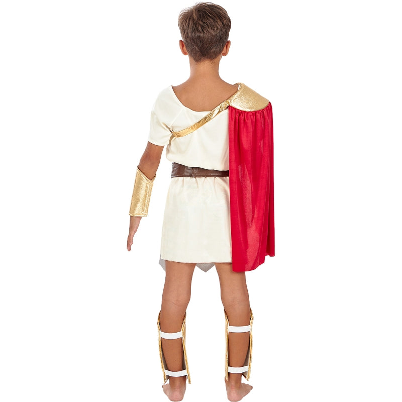 Disfraz de Centurión Ejército Romano para niños Espalda