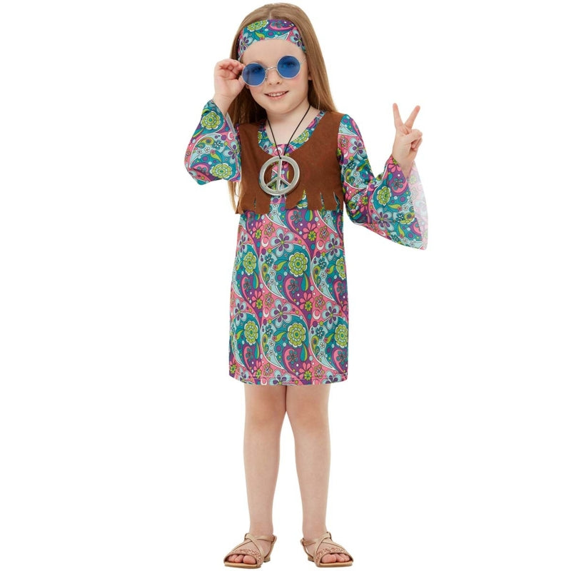Disfraz de Hippie para niña