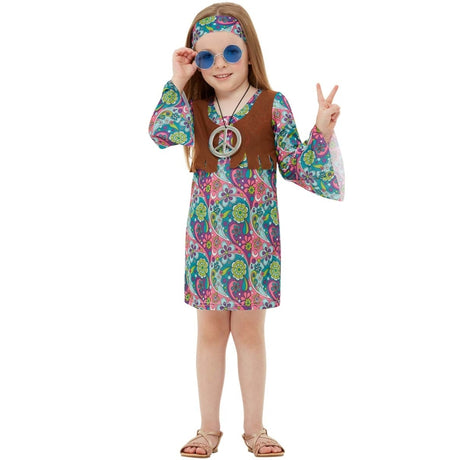 Disfraz de Hippie para niña