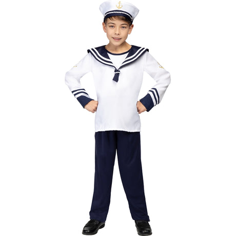 Disfraz de Marinero Azul para niño Bis