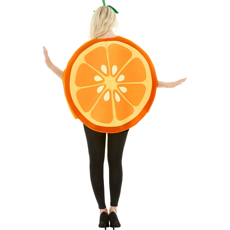Disfraz de Naranja adulto unisex Espalda