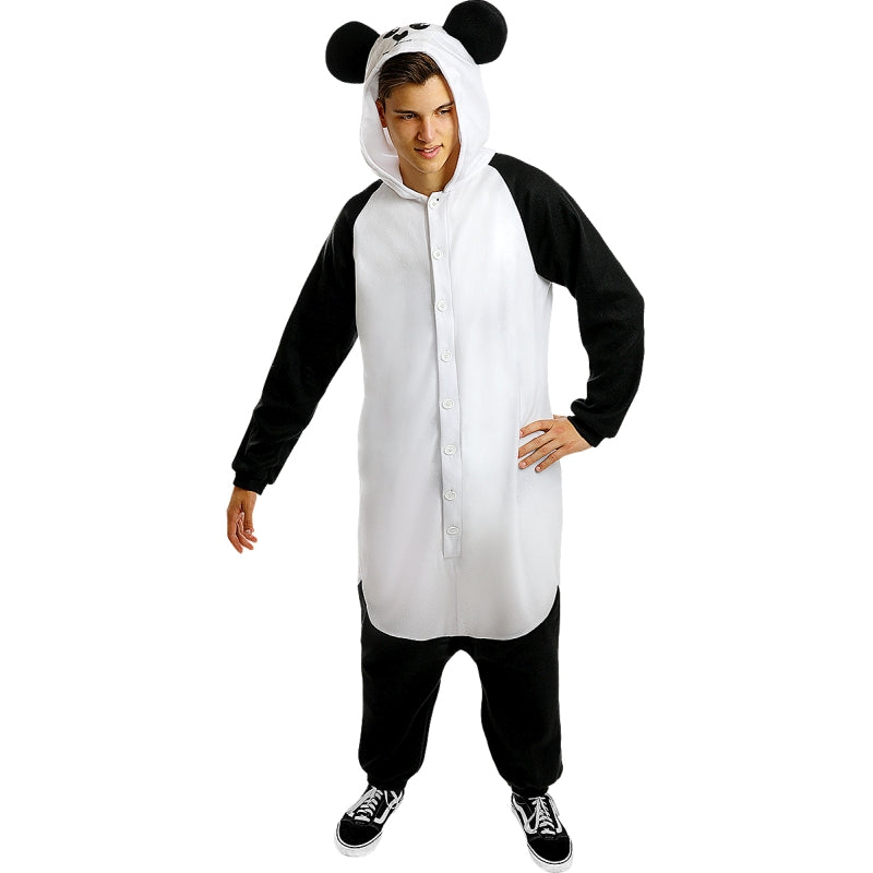 Disfraz de Pijama Oso Panda Onesie adulto unisex Hombre