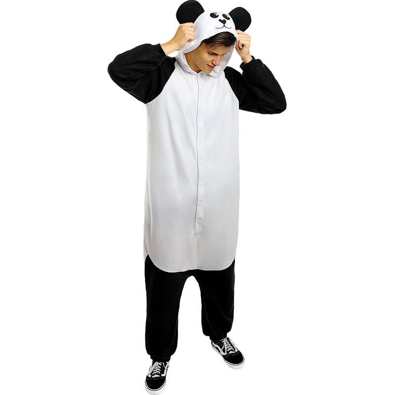 Disfraz de Pijama Oso Panda Onesie adulto unisex Hombre Bis