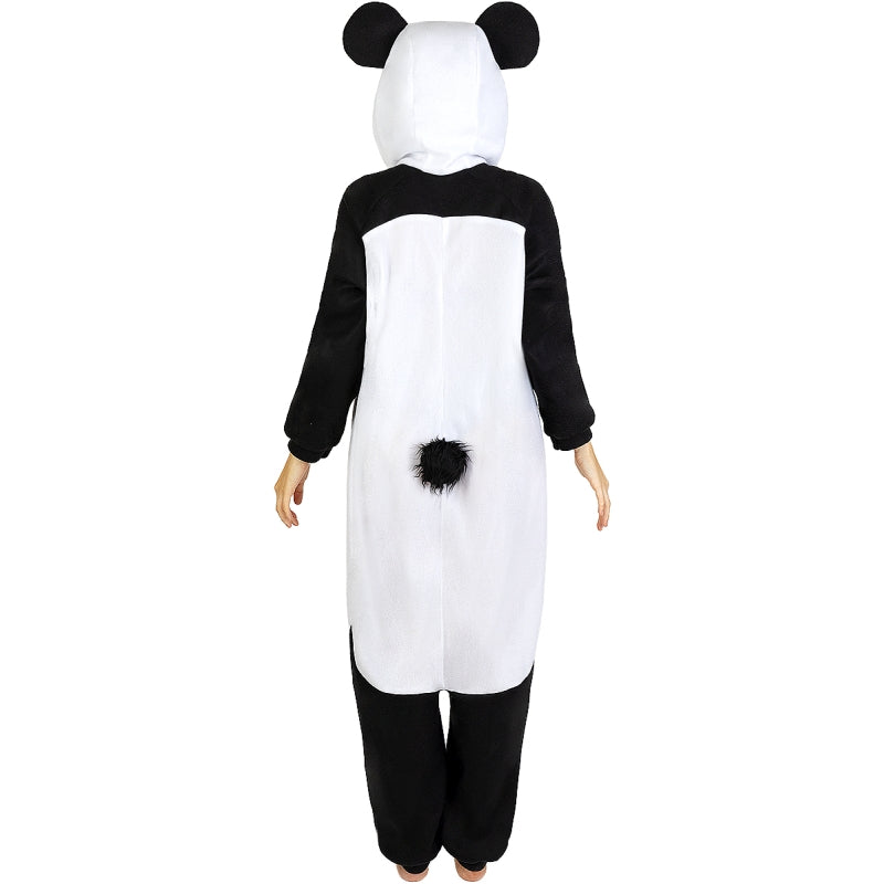 Disfraz de Pijama Oso Panda Onesie adulto unisex Espalda