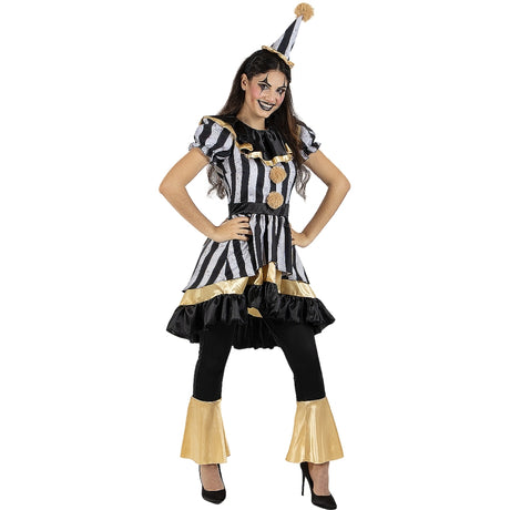 Disfraz de Payasa Macabra para mujer