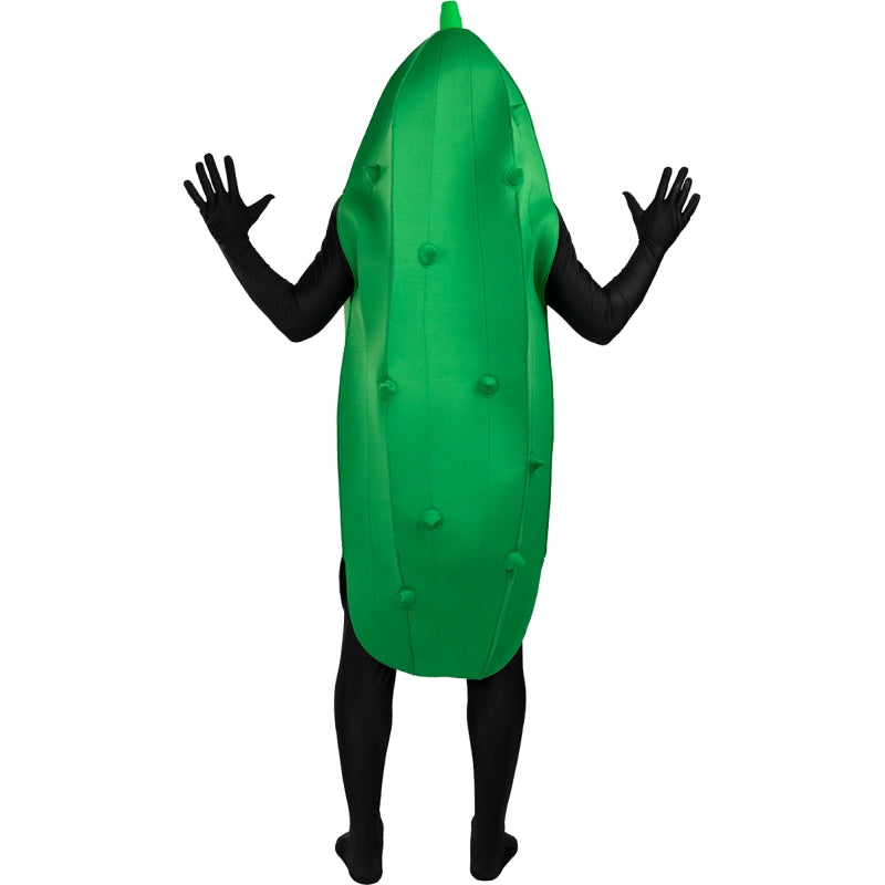 Disfraz de Pepinillo en Vinagre adulto unisex Espalda