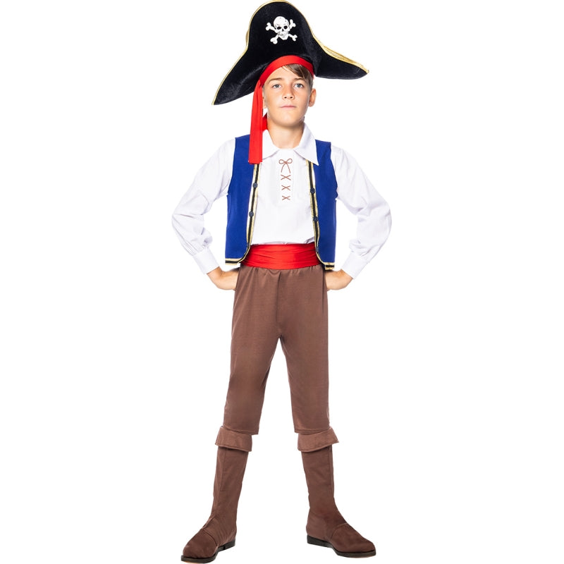 Disfraz de Pirata Marrón para niño Bis 2
