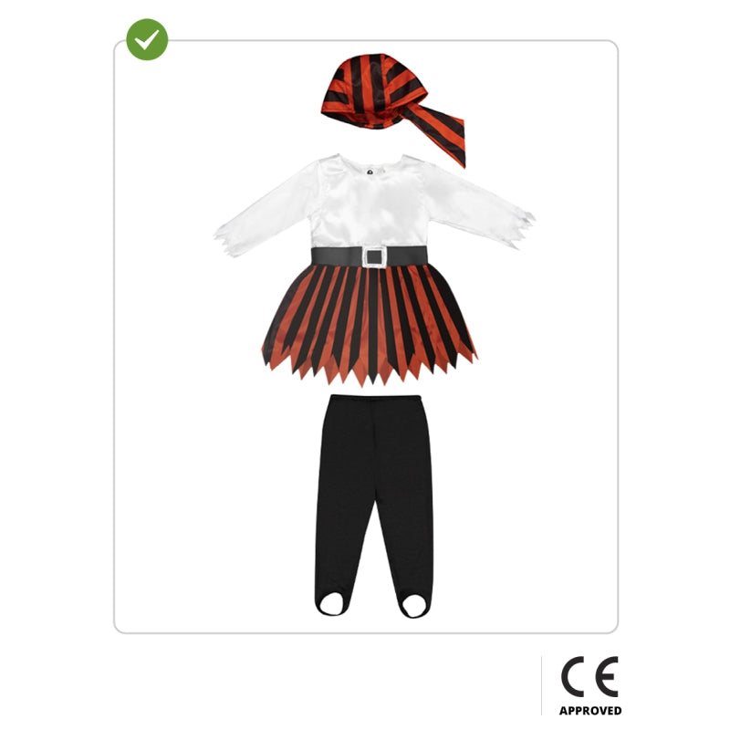 Disfraz de Pirata niña - Colección Bucanero para bebé Contenido