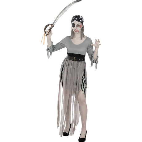 Disfraz de Pirata Fantasma para mujer