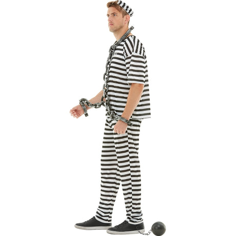 Disfraz de Prisionero para hombre Perfil