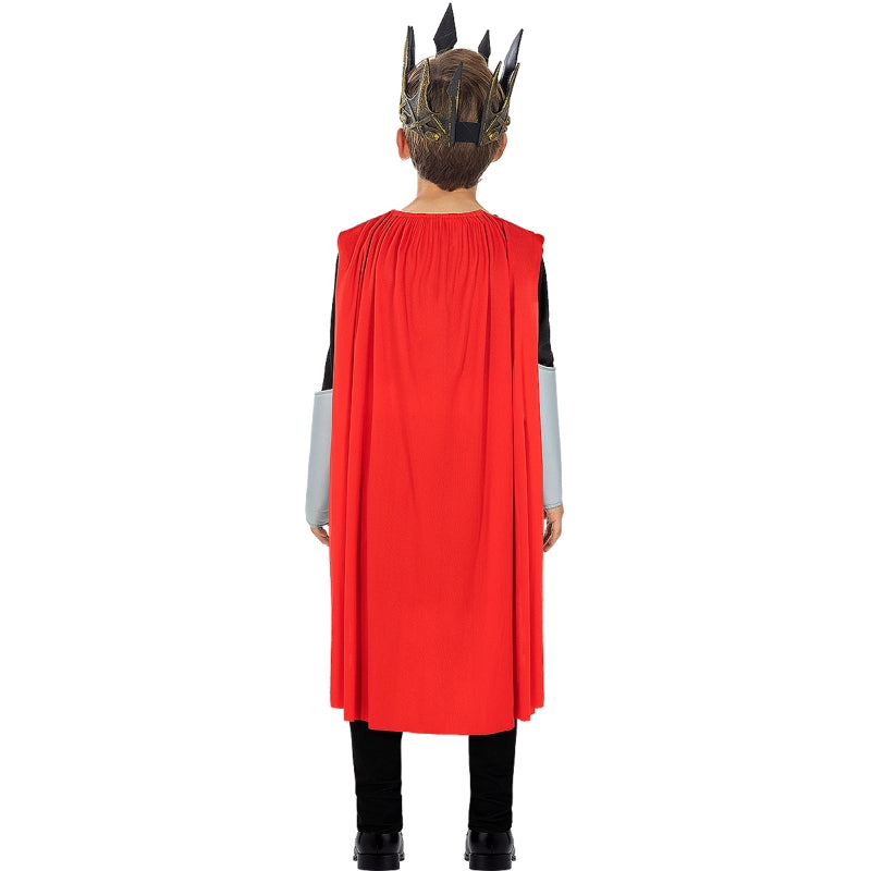 Disfraz de Rey Arturo Clásico para niño Espalda