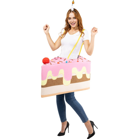 Disfraz de Pastel de Cumpleaños adulto unisex Perfil