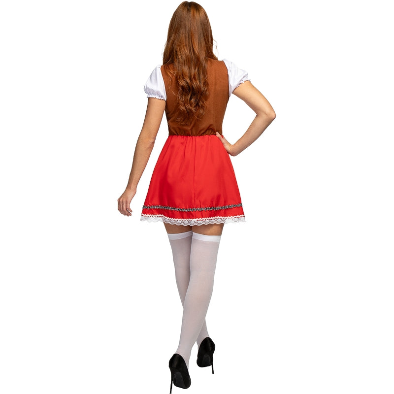 Disfraz de Tirolesa Clásica para mujer Espalda