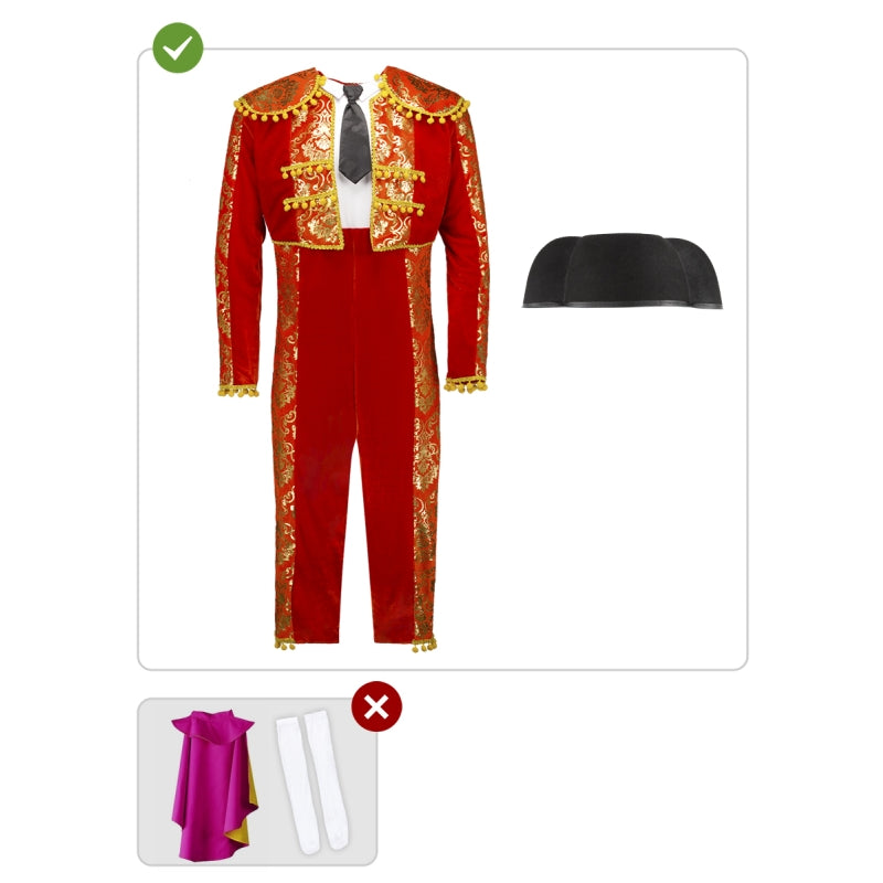 Disfraz de Torero para hombre Contenido