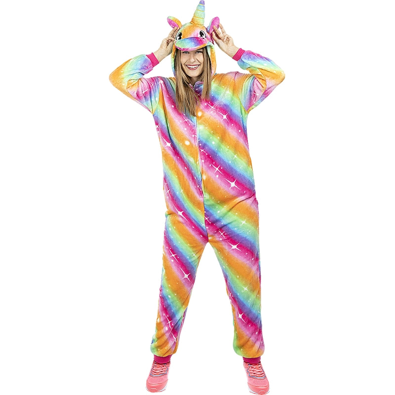 Disfraz de Unicornio Fantasía Onesie para mujer Bis